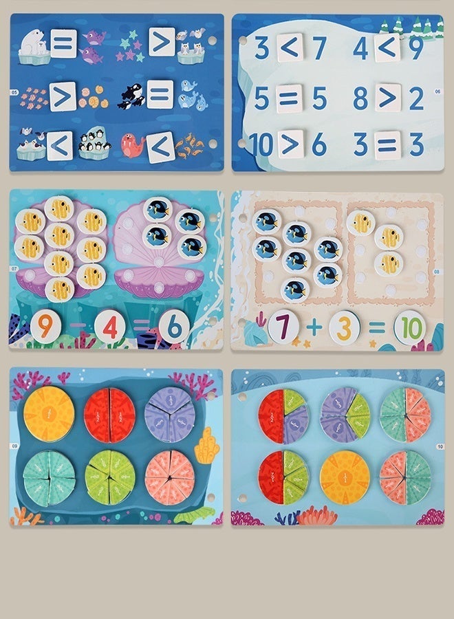 MTL Montessori Busy Book for Babies – Early Learning Quiet Book Educational Matching Toy for Kids (Ocean) - Image 4